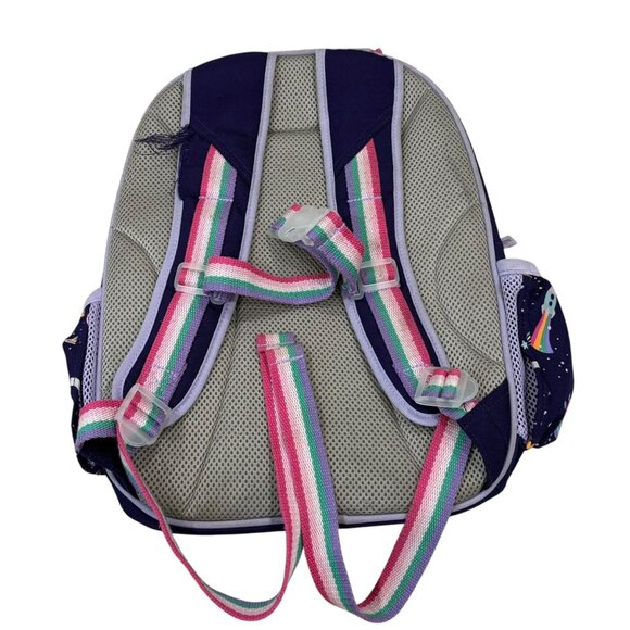 Pottery Barn Kids Backpack With Space & Heart Design Adjustable Straps Mesh Pock - Picture 2 of 5